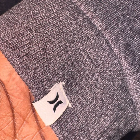 Hurley Women's Charcoal Hoodie with Pink Accents - Picture 4 of 6